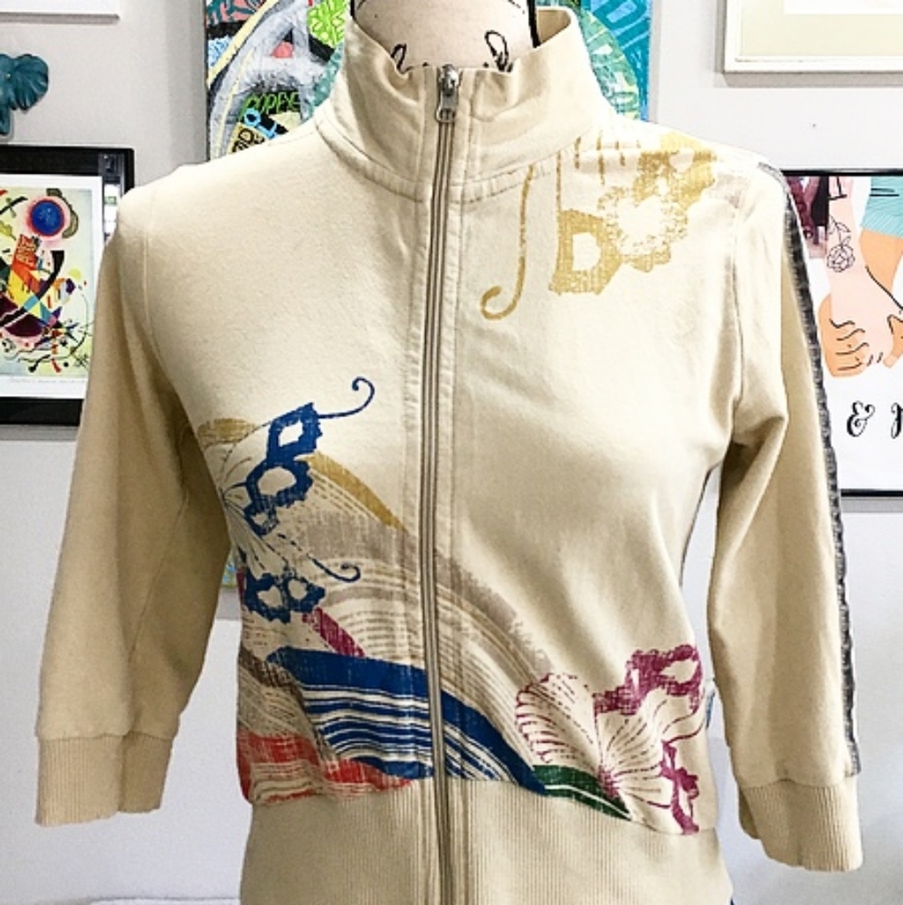 French Connection Crop Jacket Vintage Size S - Picture 2 of 5